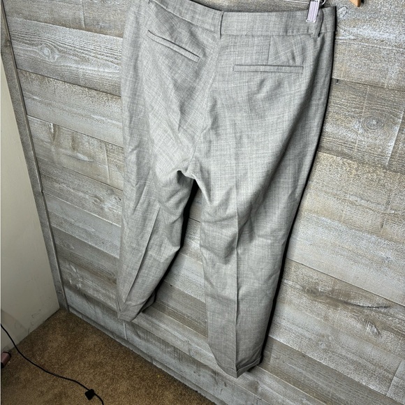 J Crew 100% wool cafe capri grey wool capri work office pant 8 - Picture 3 of 4